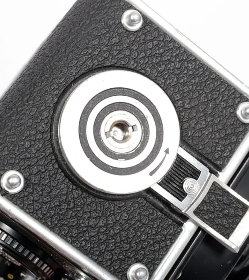 Image of Rolleiflex 6X6 TLR 2.8F Medium format film camera with Planar 80mm F2.8 FULL CLA #0559