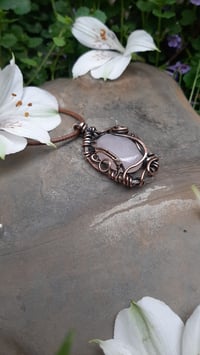 Image 3 of Rose Quartz - nature-pendant 