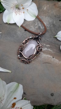 Image 2 of Rose Quartz - nature-pendant 