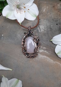 Image 1 of Rose Quartz - nature-pendant 