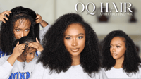 AFRO CURLY HALF WIG