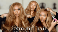 HIGHLIGHTED KINKY STRAIGHT WIG