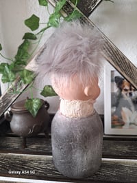 Image 9 of Original and unique horror doll. Hauntingly strange collectable handmade art doll. Custom made geek