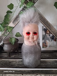Image 1 of Original and unique horror doll. Hauntingly strange collectable handmade art doll. Custom made geek