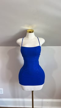 Image 2 of Nicki rhinestone mini dress 