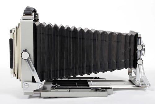 Image of Toyo 4X5 metal field camera with 165mm F6.3 Ilex lens + holders + Film #0562