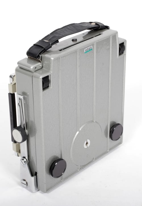 Image of Toyo 4X5 metal field camera with 165mm F6.3 Ilex lens + holders + Film #0562