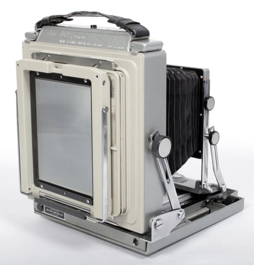 Image of Toyo 4X5 metal field camera with 165mm F6.3 Ilex lens + holders + Film #0562
