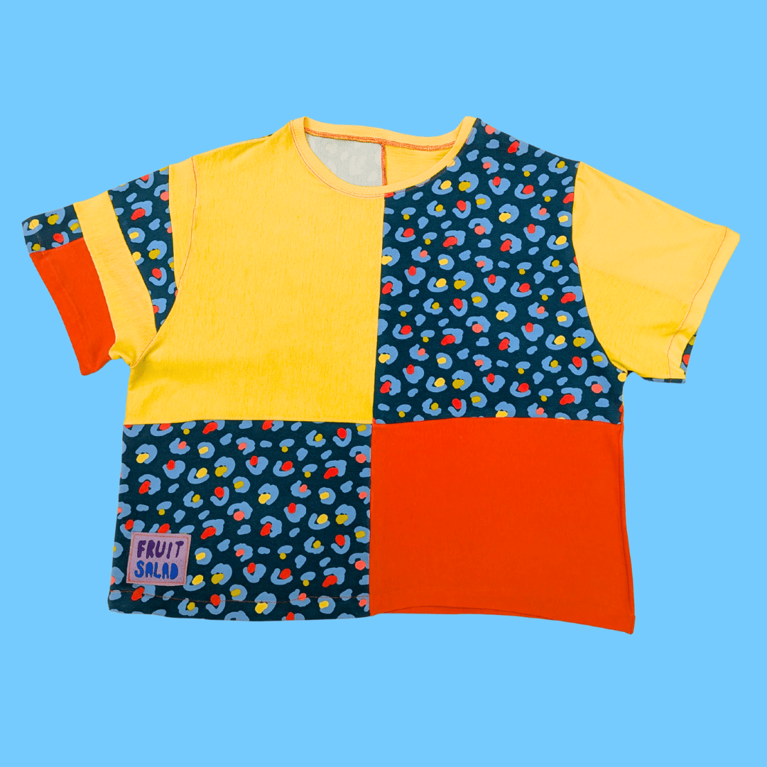 Image of Electric Leopard Boxy T-shirt
