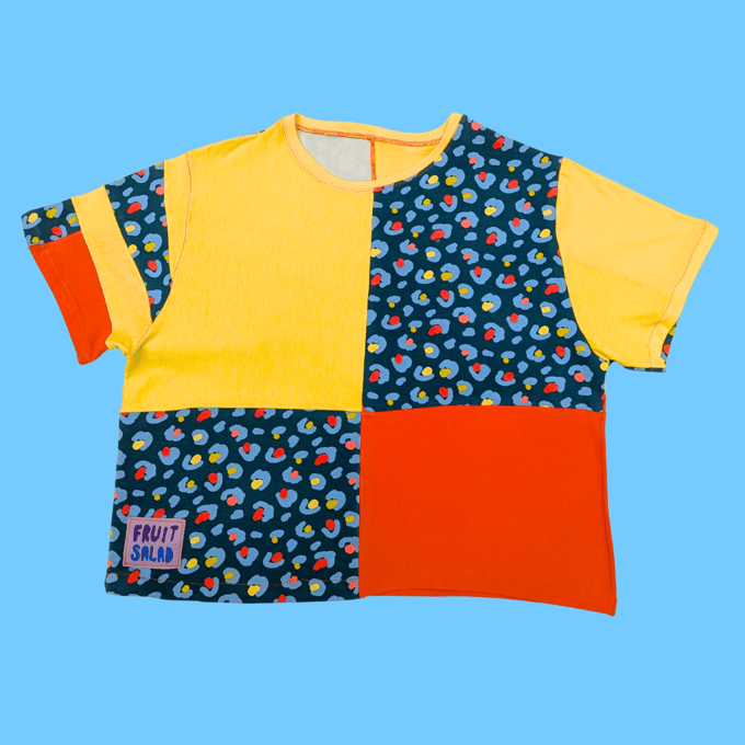 Image of Electric Leopard Boxy T-shirt