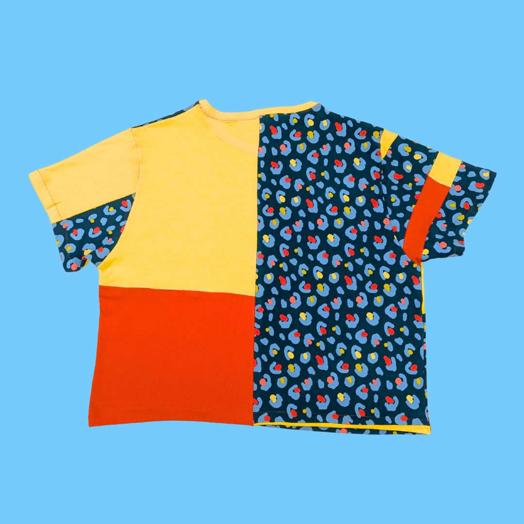 Image of Electric Leopard Boxy T-shirt
