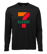 Image 1 of 7-11 Long Sleeve T-Shirt  3-Color Logo