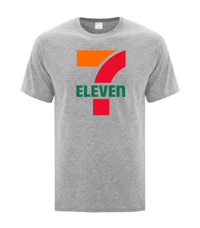 Image 1 of 7-11 Short Sleeve T-Shirt  3 Color Logo