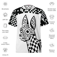 Image 4 of El Xolo Blanco Recycled unisex sports jersey