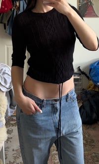 Image 4 of deadstock knit synch top