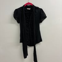 Image 2 of ruched silk blouse