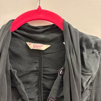 Image 4 of ruched silk blouse