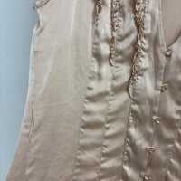 Image 4 of bebe keyhole silk blouse