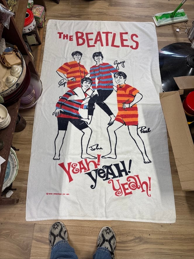 An Original Beatles Beach Towel