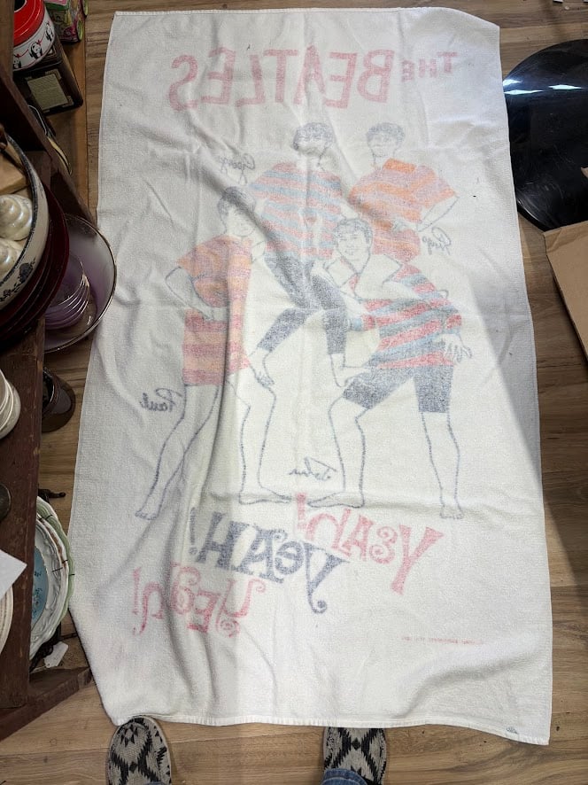 An Original Beatles Beach Towel