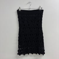 Image 1 of crochet midi skirt