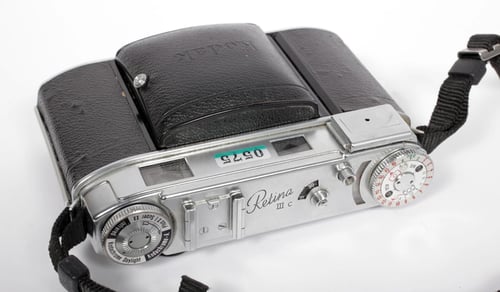 Image of Kodak Retina III C 35mm camera Xenon C 50mm F2.0 lens #0575