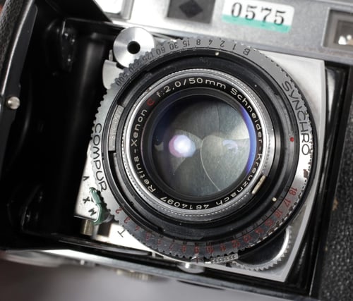 Image of Kodak Retina III C 35mm camera Xenon C 50mm F2.0 lens #0575