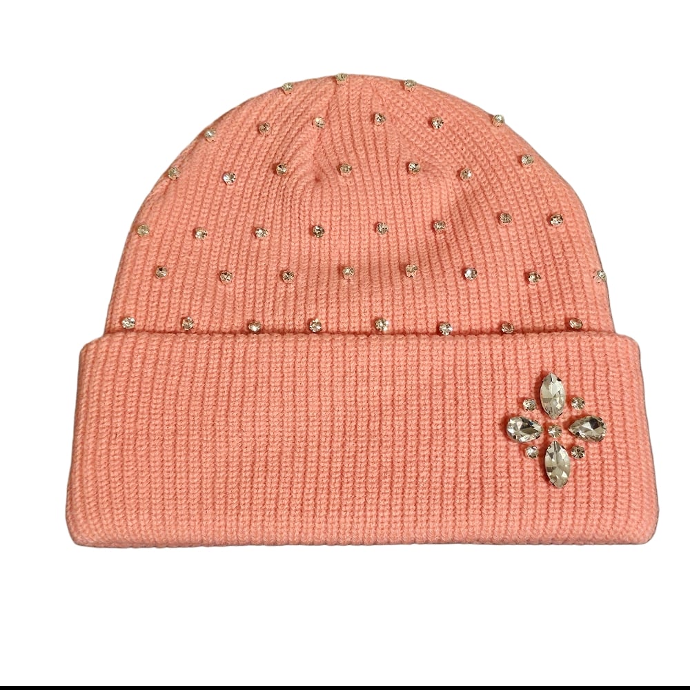 Crystal beanie (pink)