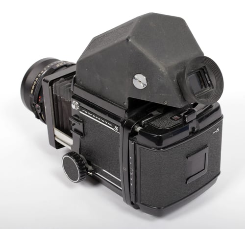 Image of Mamiya RB67 6X7 medium format camera w/ 90mm F3.8 lens + Prism + 120 back #4396