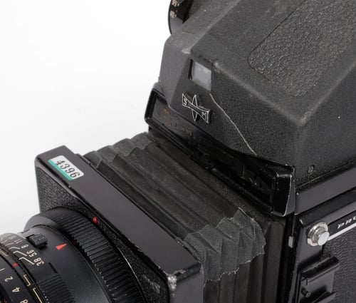 Image of Mamiya RB67 6X7 medium format camera w/ 90mm F3.8 lens + Prism + 120 back #4396