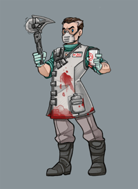 Image 5 of Pre-Order: Coffee AU Borderlands 2.5in charms
