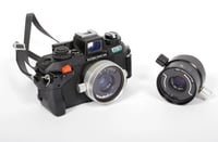 Image 1 of Nikon Nikonos IV-A underwater 35mm SLR film camera with 35mm + 80mm lenses #0576