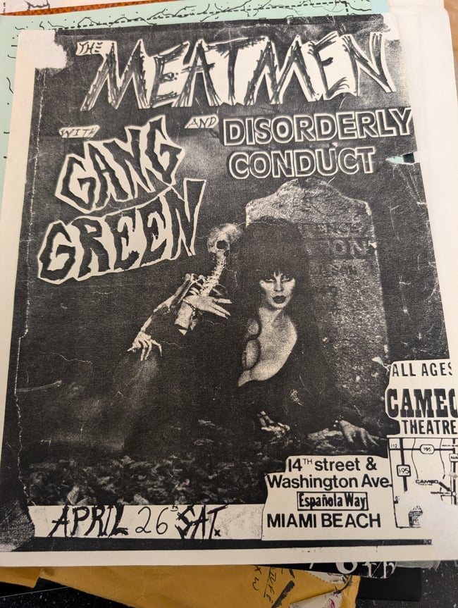 Meatmen with Gang Green 