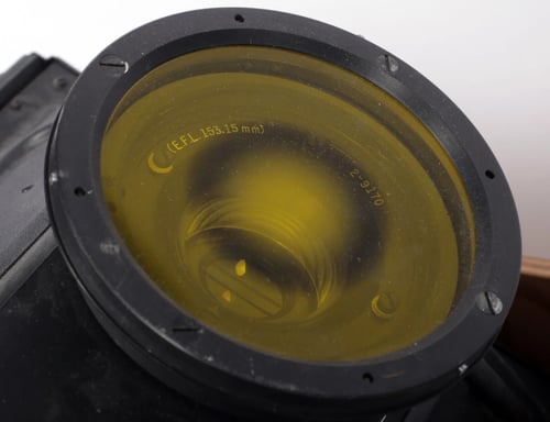 Image of US Air Force high alt. balloon reconnaissance dual duplex aerial camera in crate #0569