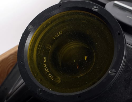 Image of US Air Force high alt. balloon reconnaissance dual duplex aerial camera in crate #0569