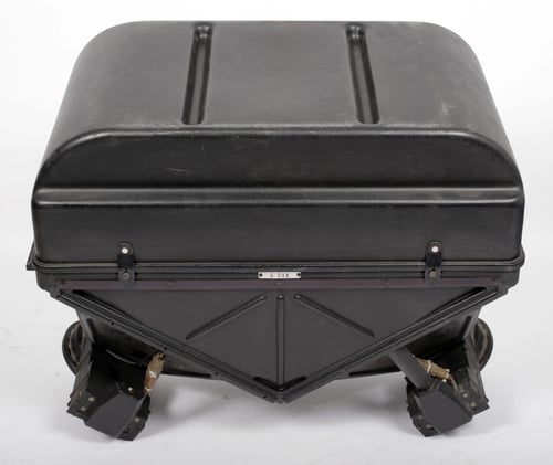 Image of US Air Force high alt. balloon reconnaissance dual duplex aerial camera in crate #0569