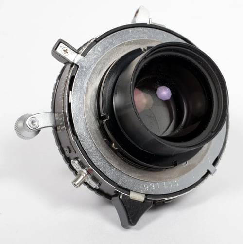 Image of Schneider Apo Digitar 90mm F4.5 N-53° MC Macro lens in Copal #0 shutter #8493