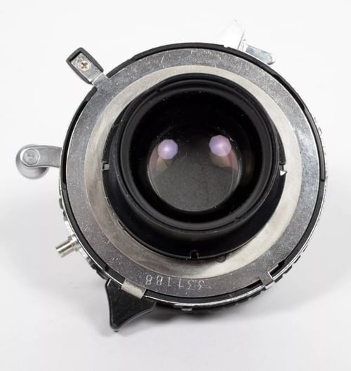 Image of Schneider Apo Digitar 90mm F4.5 N-53° MC Macro lens in Copal #0 shutter #8493