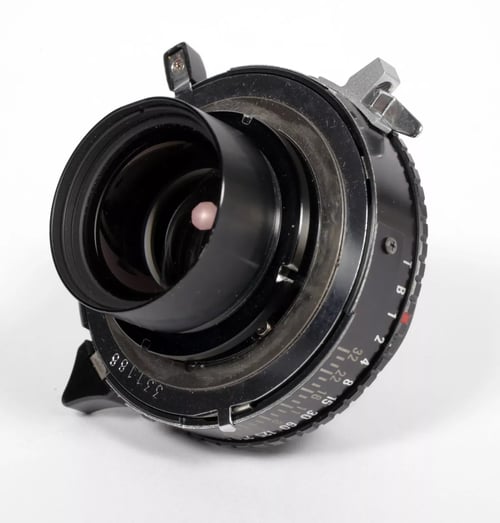 Image of Schneider Apo Digitar 90mm F4.5 N-53° MC Macro lens in Copal #0 shutter #8493