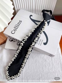  Girl Tie w/Rhinestones & Pearls