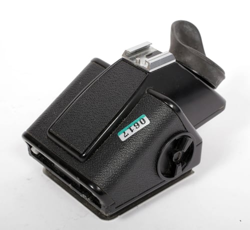 Image of Hasselblad PME metered prism finder METER WORKS TESTED #0617