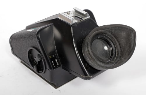 Image of Hasselblad PME metered prism finder METER WORKS TESTED #0617