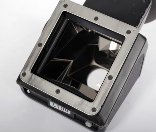 Image of Hasselblad PME metered prism finder METER WORKS TESTED #0617