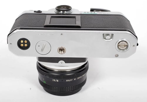 Image of Nikon FE 35mm SLR film camera with 28mm F2.8 lens #0621
