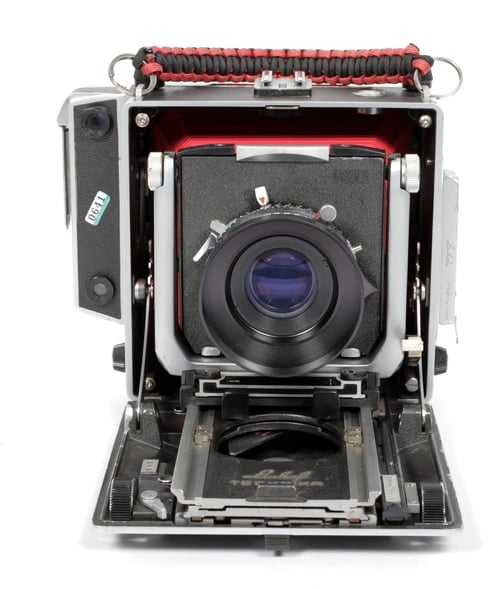 Image of Linhof Technika V 4X5 camera w/ 150mm+210mm APO MC Lenses +film +holders Fresnel #0641