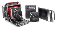 Image 1 of Linhof Technika V 4X5 camera w/ 150mm+210mm APO MC Lenses +film +holders Fresnel #0641
