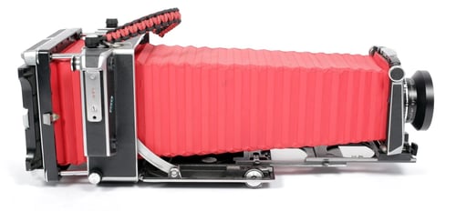 Image of Linhof Technika V 4X5 camera w/ 150mm+210mm APO MC Lenses +film +holders Fresnel #0641