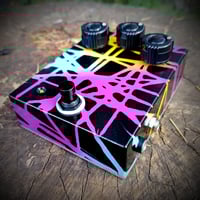 Image 1 of DRIP STRIPE MUFF FUZZ purple