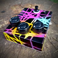 Image 2 of DRIP STRIPE MUFF FUZZ purple