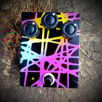 Image 3 of DRIP STRIPE MUFF FUZZ purple